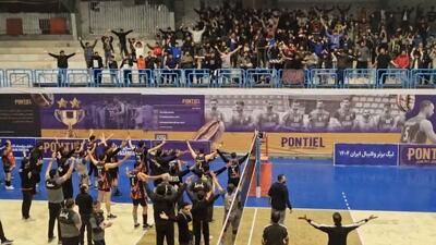 حواشی بازی والیبال سایپا مقابل استقلال گنبد