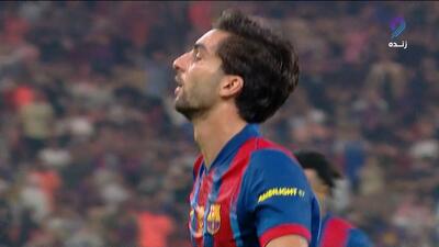 گل اول بارسلونا به بیلبائو (فران تورس)