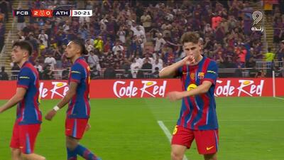 گل دوم بارسلونا به بیلبائو (فرمین لوپز)