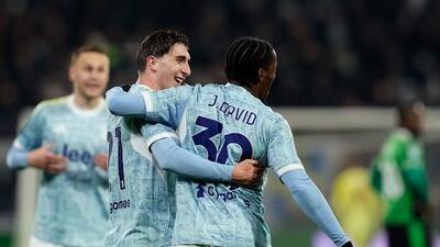 گل دوم یوونتوس به ساسولو (فابیو میرتی)