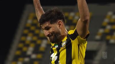 گل اول الاتحاد کلبا به الوصل (قدوس پنالتی گرفت، مغانلو گل کرد)