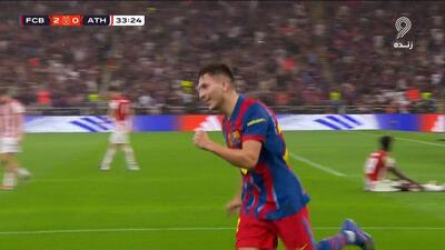 گل سوم بارسلونا به بیلبائو (بردغجی)