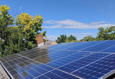 پنل های خورشیدی شهر بیشتر می شود