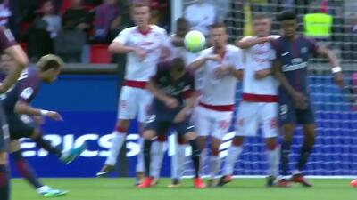 وید‌و نوستالوژی: ضربه آزاد شاهکار نیمار در لباس ‏پی‌اس‌جی