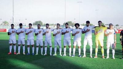 تساوی تیم ملی فوتبال امید ایران مقابل کره جنوبی