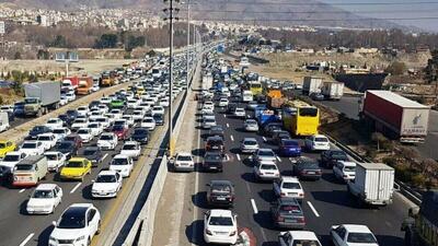 راه‌های شمالی بدون مشکل جوی، اما ترافیک در ورودی تهران سنگین است