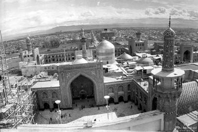  تصویری نادر از حرم امام رضا(ع) حدود ۱۶۰ سال پیش