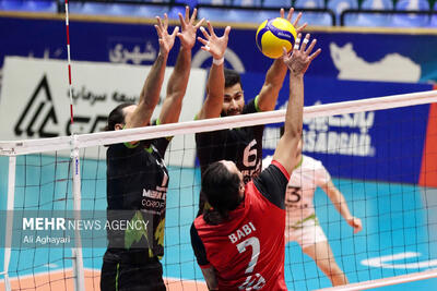 لیگ برتر والیبال- شهرداری ارومیه و مهرگان نور
