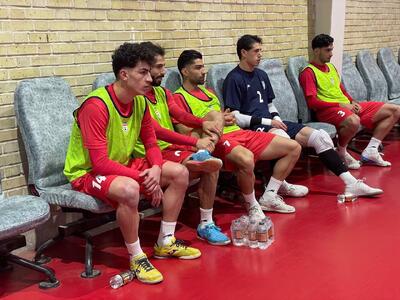 تمرین ۲۰ بازیکن تیم ملی فوتسال در روز اول اردو