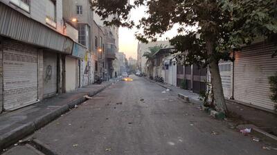 تجمعات محدود اعتراضی در برخی نقاط شهر کرمانشاه