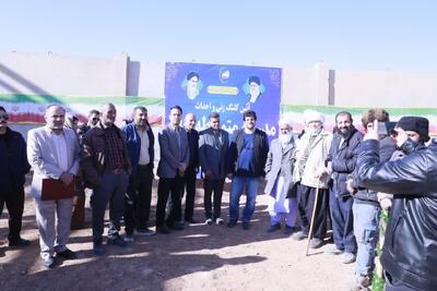  آغاز عملیات ساخت آموزشگاه ۶ کلاسه خاتم در احمدآباد تبادکان