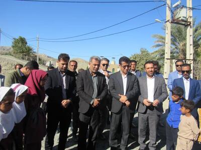 مدرسه ابتدایی دوکلاسه «بیسکاو» در شهرستان بشاگرد افتتاح شد