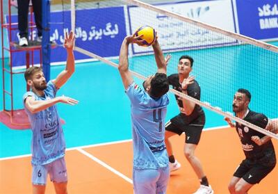 لیگ برتر والیبال| فولاد بالاخره باخت/شهداب به صدر جدول رسید - پارس فوتبال