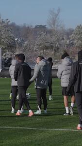 ویدئو: برف‌بازی دزیره دوئه در تمرین پاری‌سن‌ژرمن - پارس فوتبال