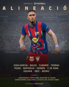 ترکیب بارسلونا مقابل بیلبائو - پارس فوتبال