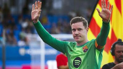 ضربه بزرگ به بارسلونا؛ تراشتگن نیمه‌نهایی سوپرجام را از دست داد - پارس فوتبال