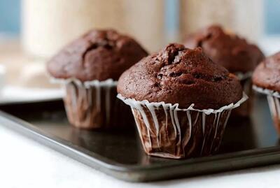  طرز تهیه مافین دبل چاکلت کافی‌شاپی