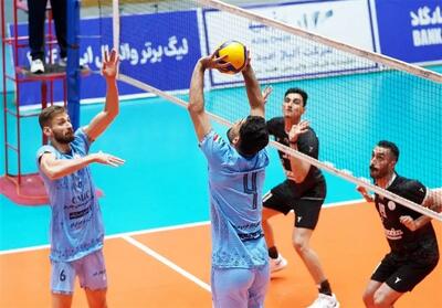 لیگ برتر والیبال| فولاد بالاخره باخت/شهداب به صدر جدول رسید