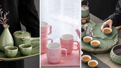  مدل های جذاب سینی سرامیکی برای یک پذیرایی متفاوت!