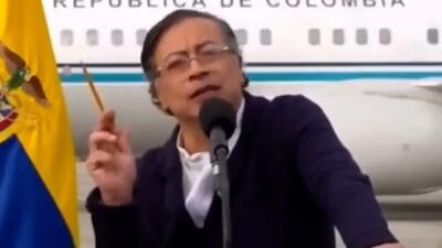  فیلم هشدار رئیس جمهور کلمبیا به ترامپ