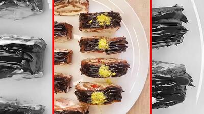 فیلم طرز تهیه رولت موز با بیسکوئیت