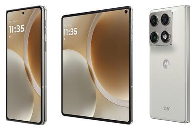 موتورولا با Razr Fold وارد بازار گوشی‌های تاشوی کتابی شد