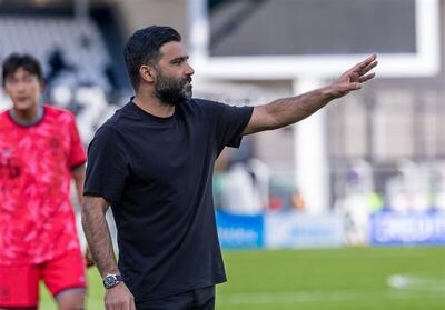 روانخواه: ظرفیت تیم امید بیش از چیزی است که مقابل کره نشان دادیم