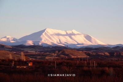 سهند برفی و زیبا