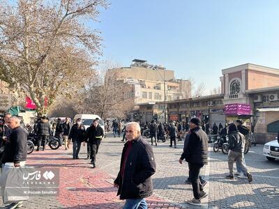 آخرین وضعیت بازار تهران در یک روز سرد زمستان + عکس