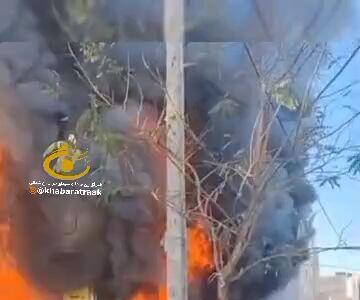  ماموران یگان ویژه بجنورد، خودروی شهروند را از آتش اغتشاش‌گران نجات دادند