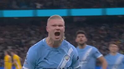 گل اول منچسترسیتی به برایتون توسط هالند