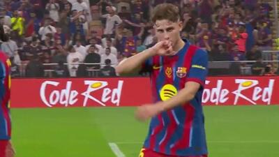 گل دوم بارسلونا به بیلبائو توسط فرمین لوپز