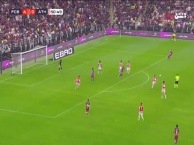 دبل رافینیا؛ گل پنجم بارسلونا به بیلبائو