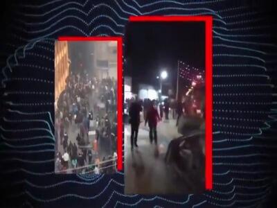  تصاویری از افراد مسلح در 2 شهر چهارمحال‌وبختیاری