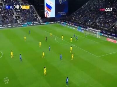  گل اول الهلال به الحزم توسط میلنکوویچ ساویچ