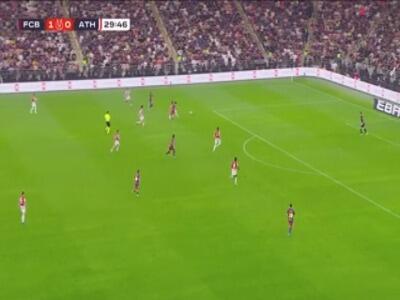 گل دوم بارسلونا به بیلبائو توسط فرمین لوپز