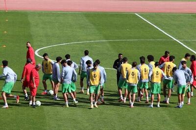 آماده سازی تیم فوتبال امید برای دیدار با ازبکستان