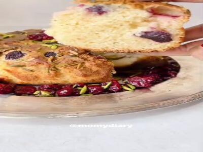  کیک گیلاس و پسته خوشمزه!