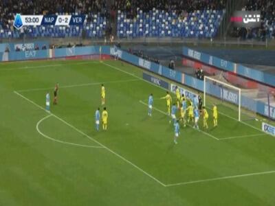 گل اول ناپولی به هلاس ورونا توسط مک تومینای