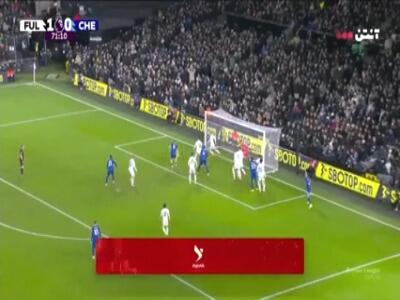 گل اول چلسی به فولام توسط دلاپ