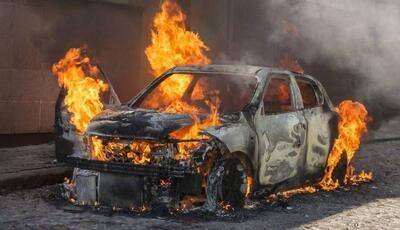 آتش زدن یک زن و ۲ فرزندش درون خودرو؛ مرد انتقامجو دستگیر شد