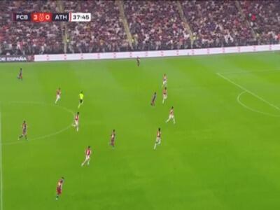 گل چهارم بارسلونا به بیلبائو توسط رافینیا