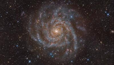 عکس روز ناسا از کهکشانی در دل یک زرافه!