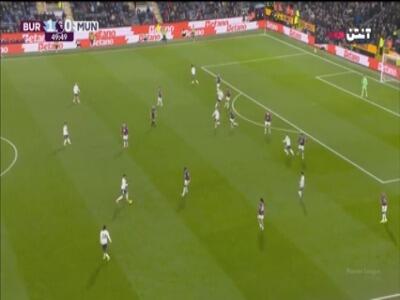 گل اول منچستریونایتد به برنلی توسط ششکو