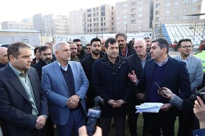 بازدید دنیامالی از پروژه های ورزشی پاکدشت