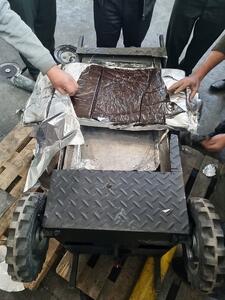 جاساز تریاک در دستگاه بلال تنوری