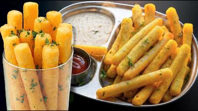 دیگه سیب زمینی سرخ نکنید / طرز تهیه اسنک ترد انگشتی با سیب زمینی