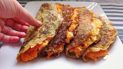  یکی از لذیذترین شاهکارهای آشپزی رو آماده کردم اینقد خوشمزس که انگشتاتم میخوری