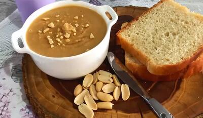  طرز تهیه کره بادام زمینی : کره بادام زمینی خانگی فقط با ۳ تا مواد اولیه