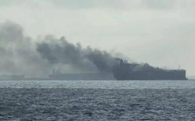 حمله پهپادی به یک نفتکش